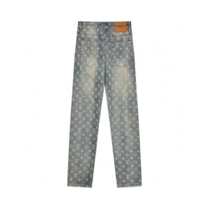 Louis Vuitton Spring/Summer Slim Straight Jeans Washed Denim Fit