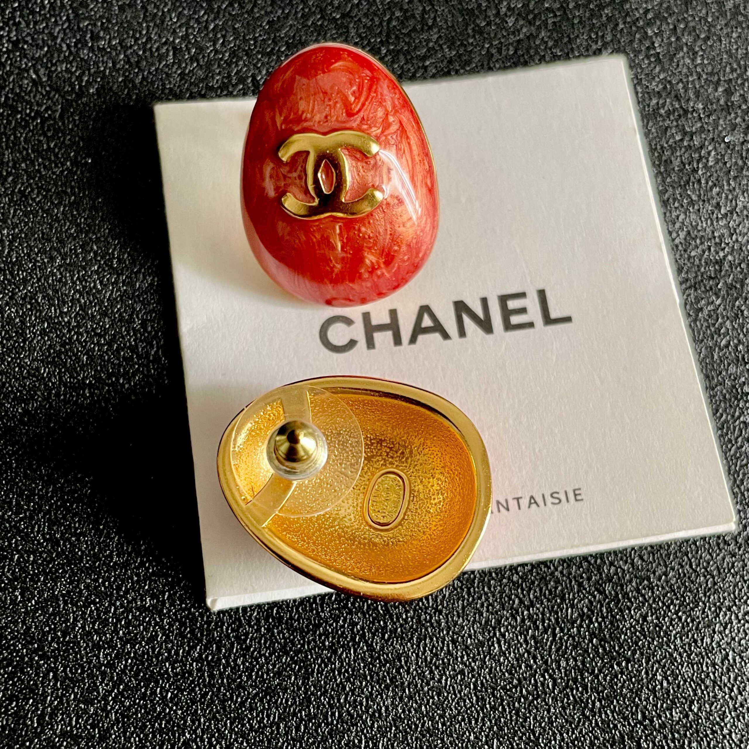 Chanel Classic Double C Earrings Timeless Iconic Luxury Design - Image 5