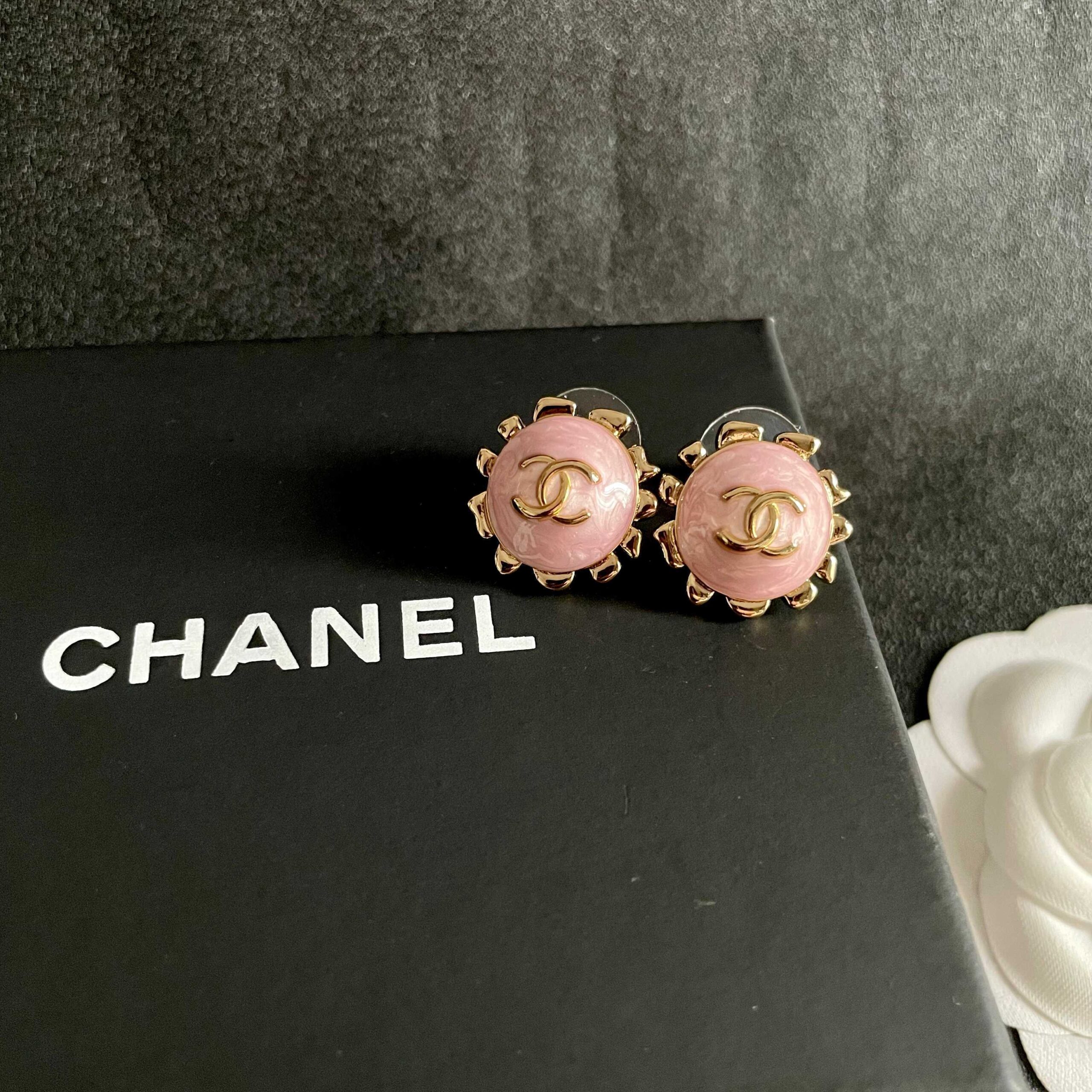 Chanel Classic Double C Earrings Iconic Elegant Luxury Design - Image 6