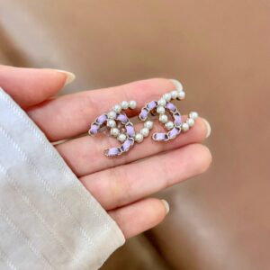 Chanel Medieval Letter Earrings Vintage Iconic Elegant Luxury Design