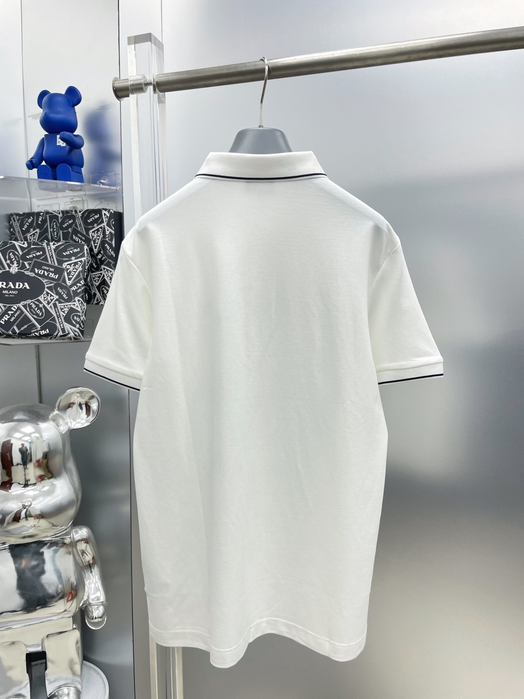 BOSS 25SS Logo Polo T-Shirt Premium Silk Cotton Edition - Image 5