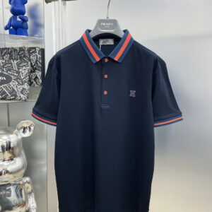 Hermès 25SS HH Logo Polo T-Shirt Premium Silk Cotton Fit