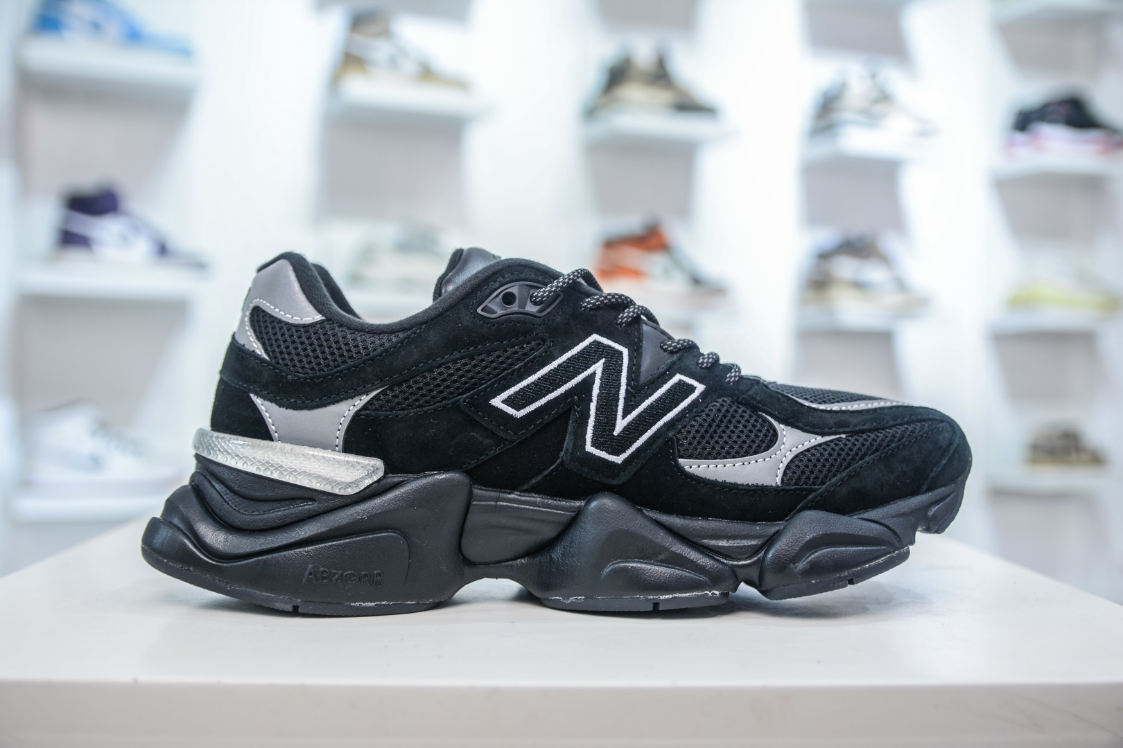 New Balance NB9060 U9060FOS Suede Mesh Low Top Casual Sneakers Breathable Non Slip Wear Resistant - Image 7