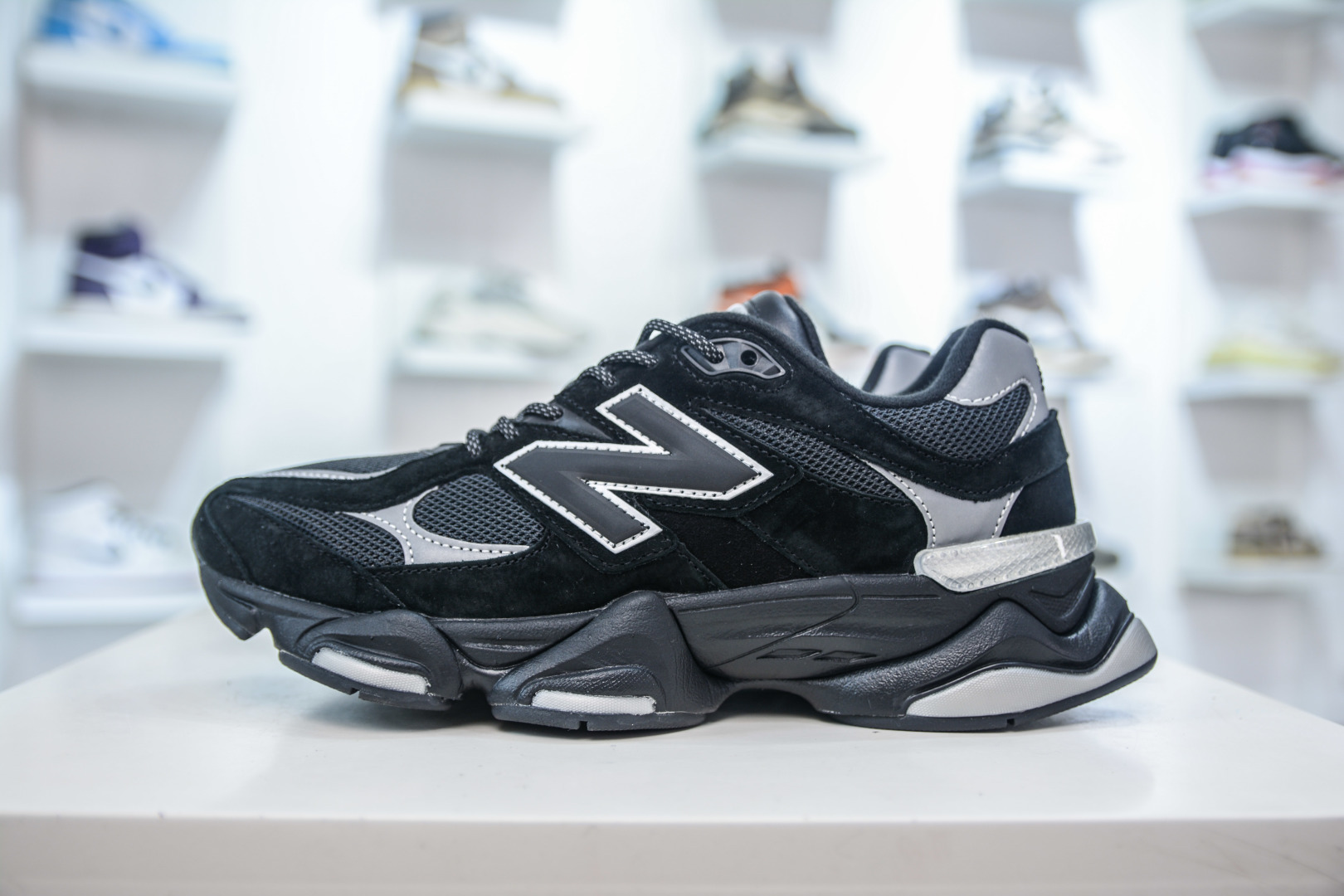 New Balance NB9060 U9060FOS Suede Mesh Low Top Casual Sneakers Breathable Non Slip Wear Resistant