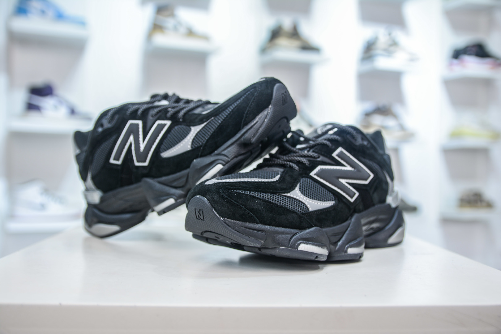 New Balance NB9060 U9060FOS Suede Mesh Low Top Casual Sneakers Breathable Non Slip Wear Resistant - Image 3