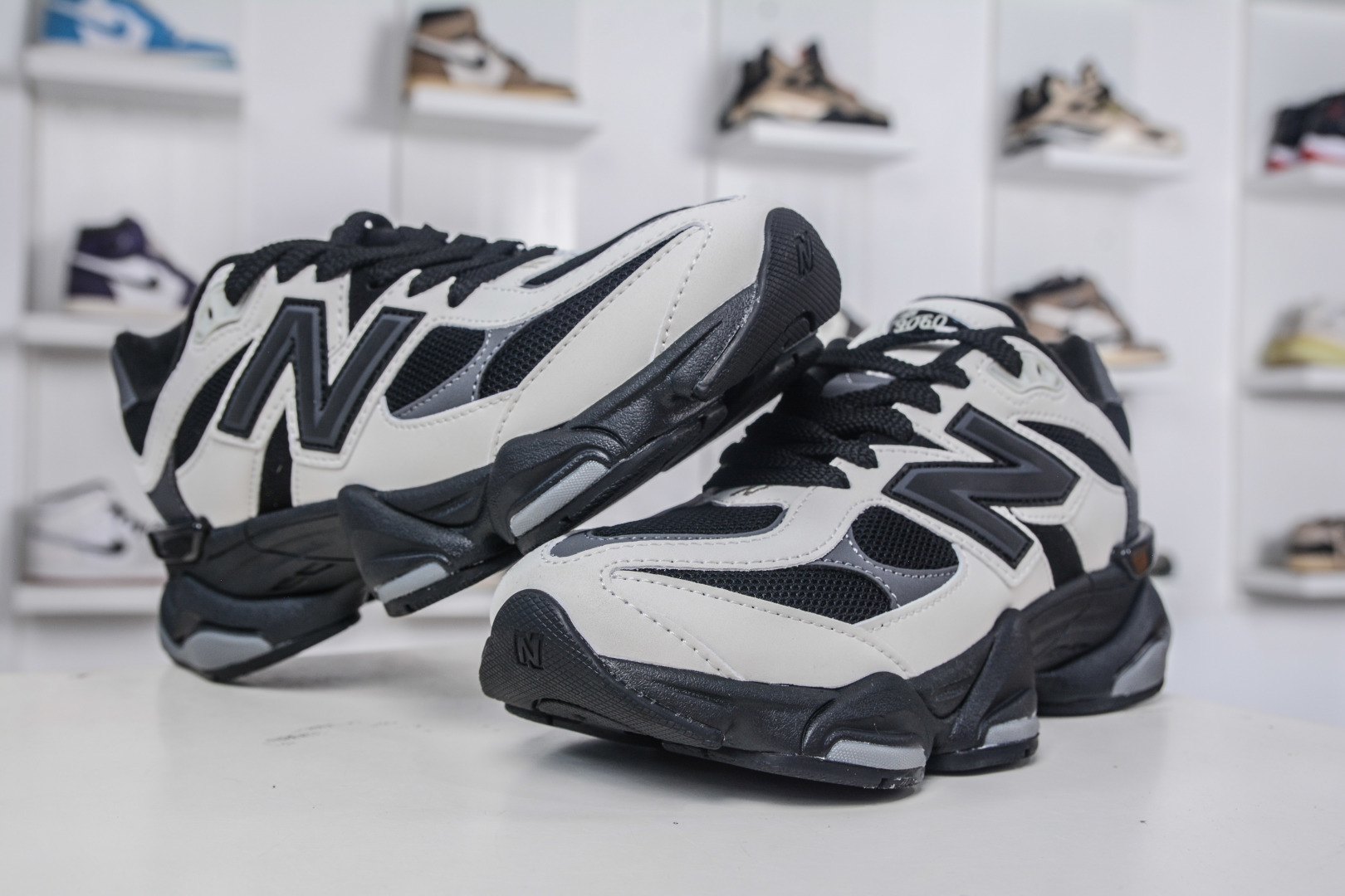 New Balance NB9060 U9060ZBS Suede Mesh Low Top Casual Sneakers Breathable Non Slip Wear Resistant - Image 6