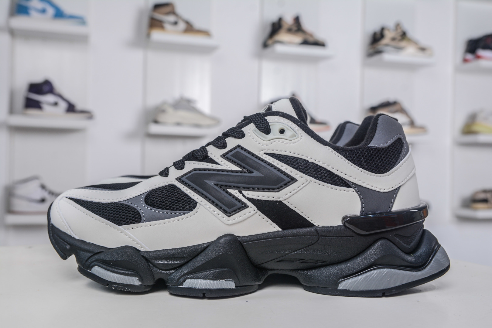 New Balance NB9060 U9060ZBS Suede Mesh Low Top Casual Sneakers Breathable Non Slip Wear Resistant