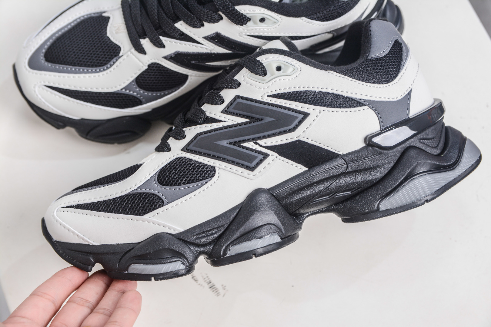New Balance NB9060 U9060ZBS Suede Mesh Low Top Casual Sneakers Breathable Non Slip Wear Resistant - Image 2