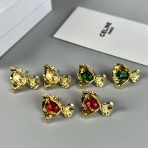 Celine Minimalist Earrings 3 Colors Elegant Daily Wear Design (YHED050)