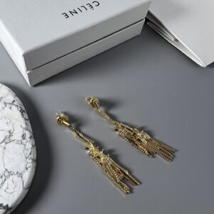Celine New Stud Earrings Minimalist Elegant Luxury Design (YHED060)