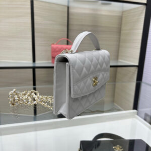 Ohanel 25C New Leather Logo Handbag 3 in 1 Backpack Shoulder and Crossbody Compact 14x18x3cm