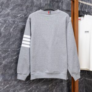 Thom Browne J0 Classic Four-Bar Crewneck Sweatshirt 400g Premium Cotton