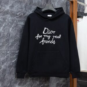 Dior J0193 Ice Cream Embroidered Hoodie 420g Heavyweight Cotton