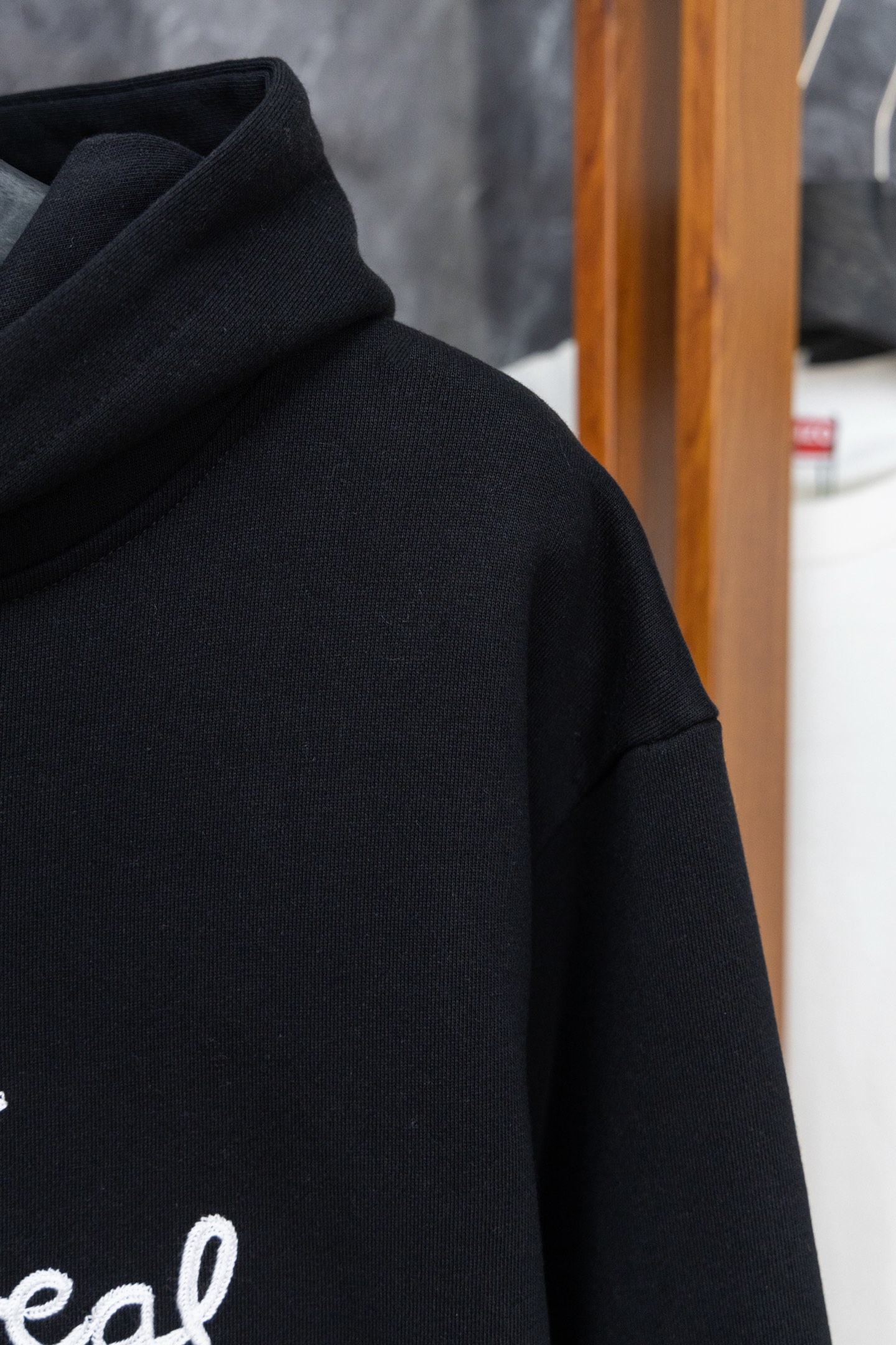 Dior J0193 Ice Cream Embroidered Hoodie 420g Heavyweight Cotton - Image 4