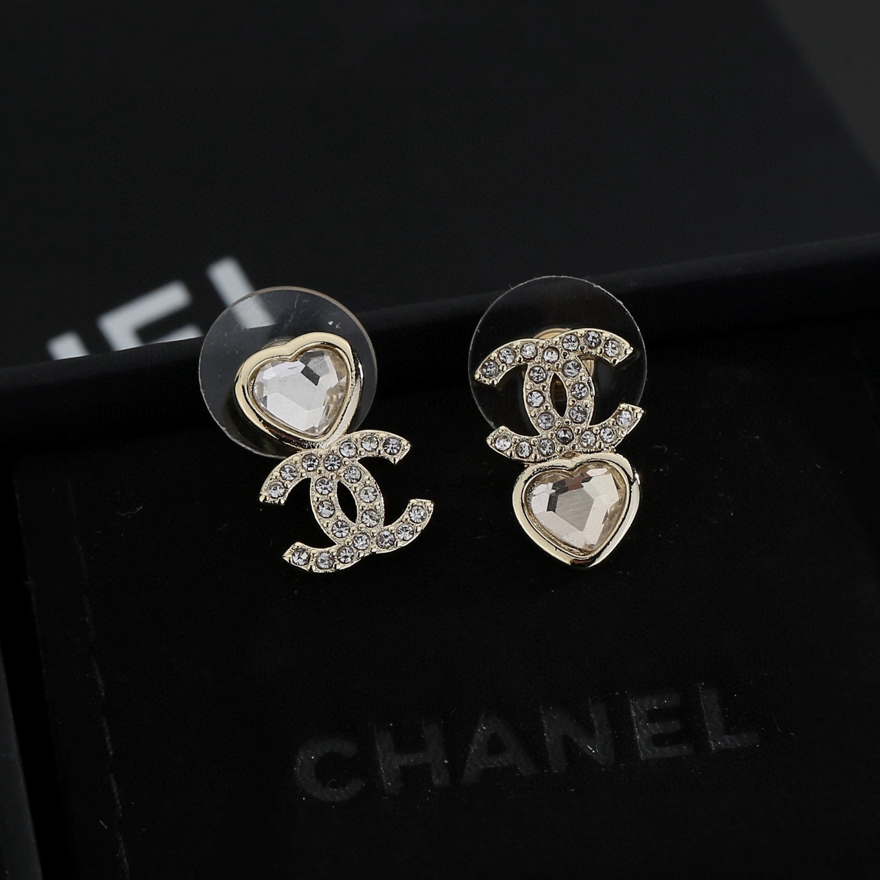 Chanel Style Premium Earrings Original Brass High-End Counter Quality Design - Image 5