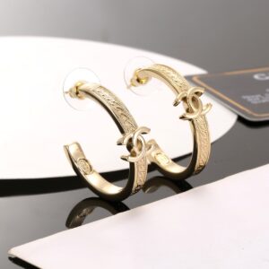 Chanel Classic Earrings Elegant Minimalist Layered Luxury Design