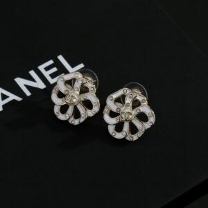 Chanel Camellia Earrings Elegant Floral Luxury Daily Wear Design