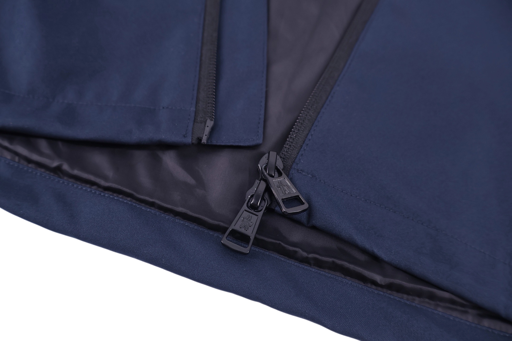 Moncler Hooded Outdoor Jacket Blue Lightweight Breathable Premium Designer Outerwear - Image 5