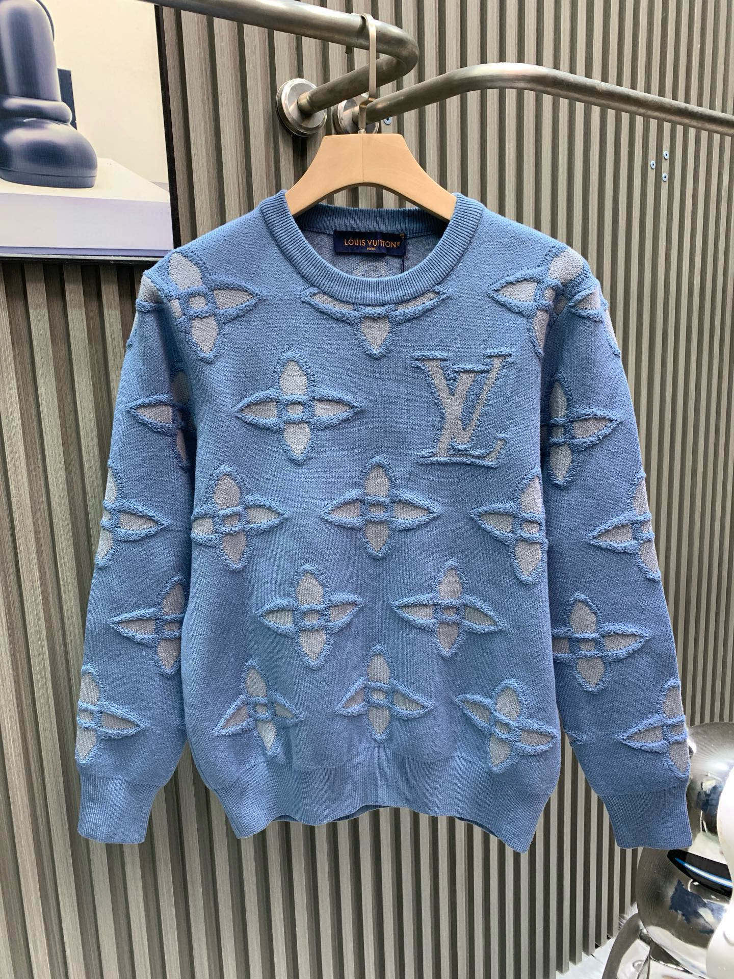 Louis Vuitton 2025 Autumn Winter Jacquard Knit Pullover Premium Designer Sweater - Image 8