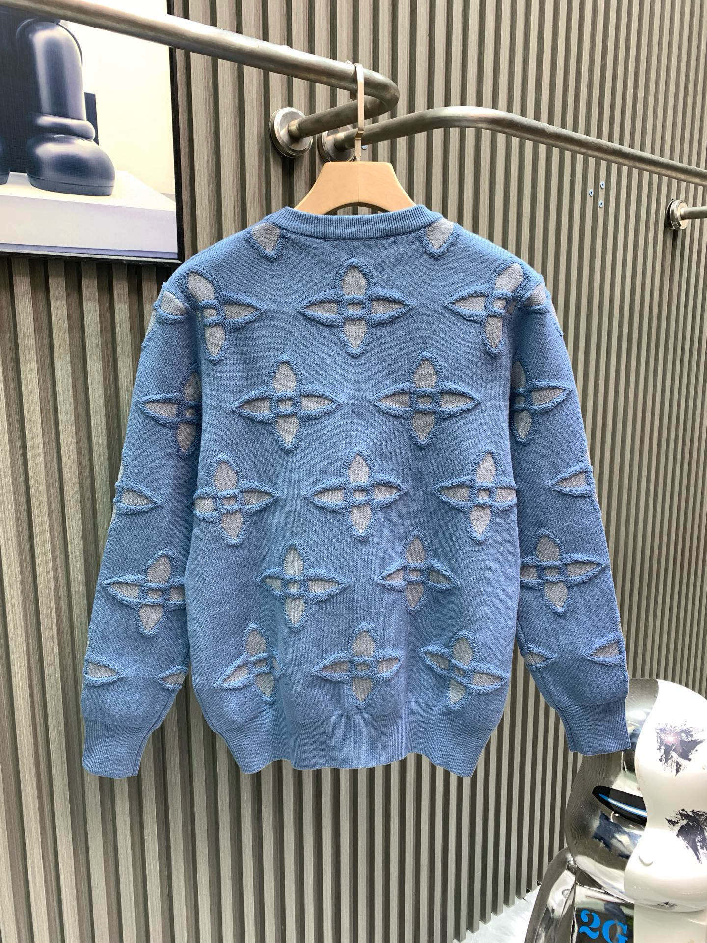 Louis Vuitton 2025 Autumn Winter Jacquard Knit Pullover Premium Designer Sweater