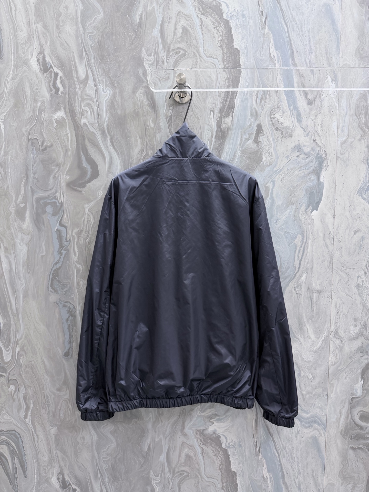 Prada 2026 Logo Label Stand Collar Zip Jacket Premium Two Sided Design Men’s Long Sleeve - Image 3