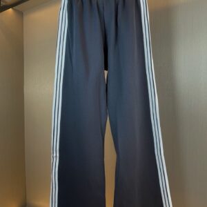 Balenciaga 2025 SS Single Loop Embroidered Five Bar Sweatpants Premium Sports Trousers XS to L