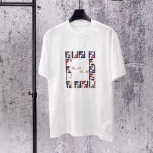 Fendi 2026 Spring/Summer Premium Logo T-Shirt Heavyweight Luxury Edition