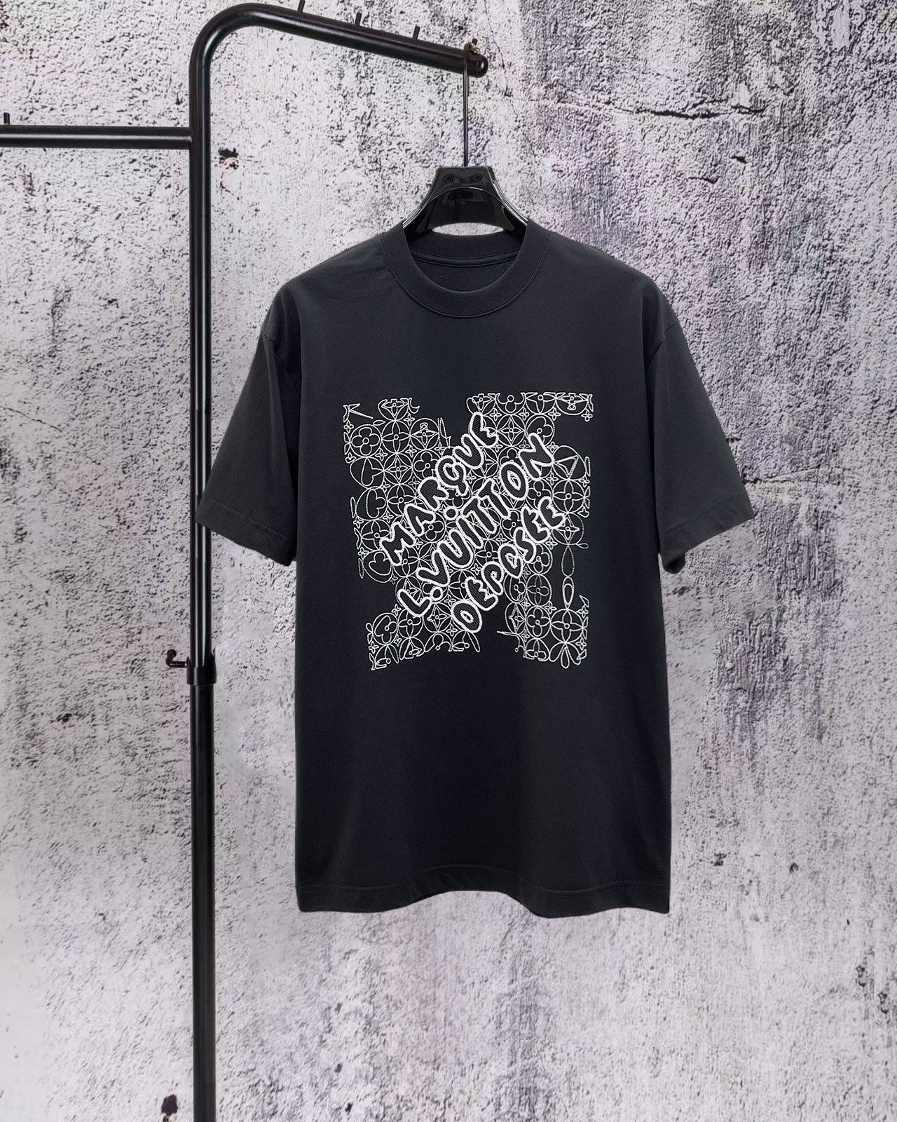Louis Vuitton 2026 Spring/Summer Premium Logo T-Shirt Luxury Heavyweight Edition