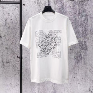 Louis Vuitton 2026 Spring/Summer Premium Logo T-Shirt Heavyweight Luxury Essential