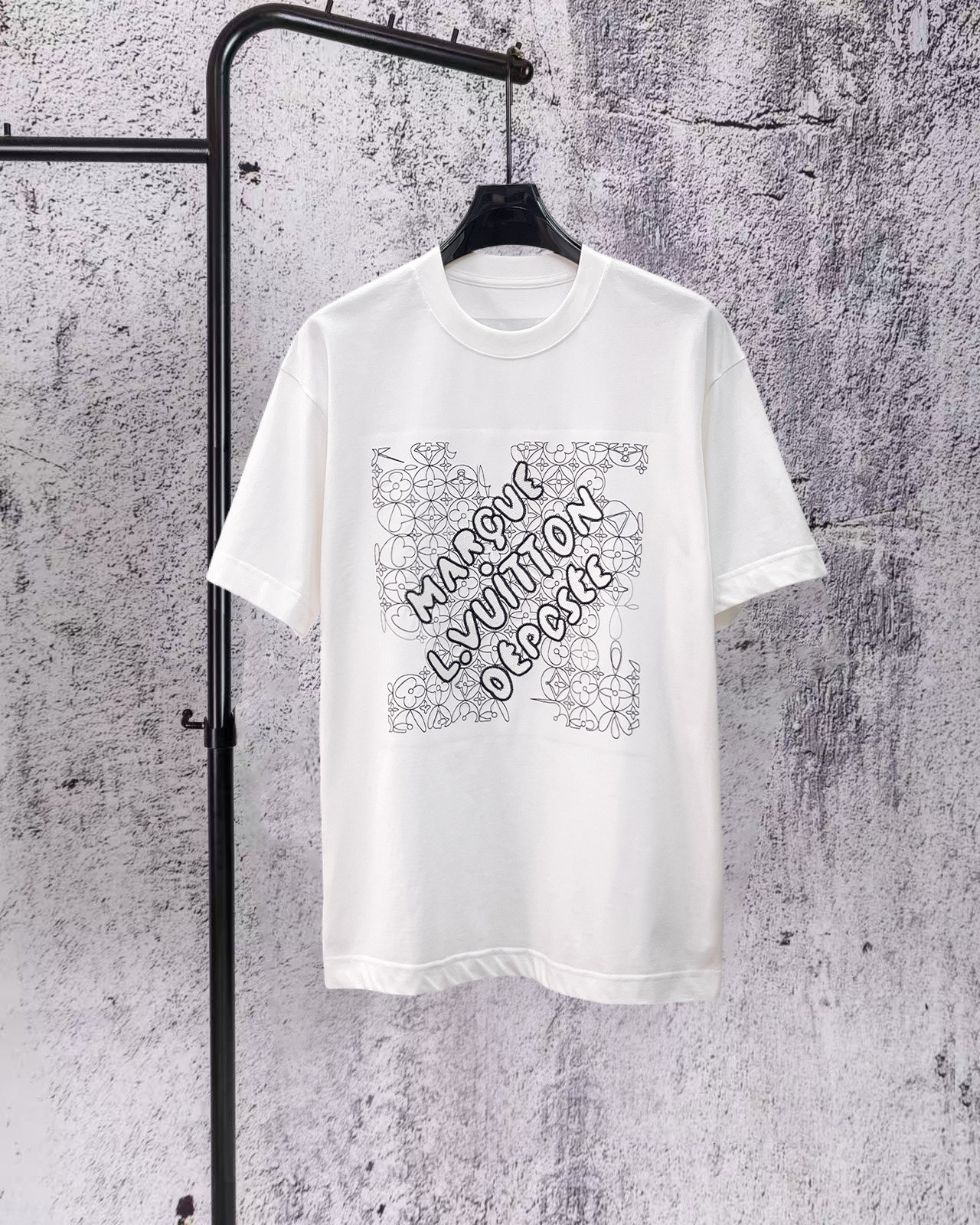 Louis Vuitton 2026 Spring/Summer Premium Logo T-Shirt Heavyweight Luxury Essential