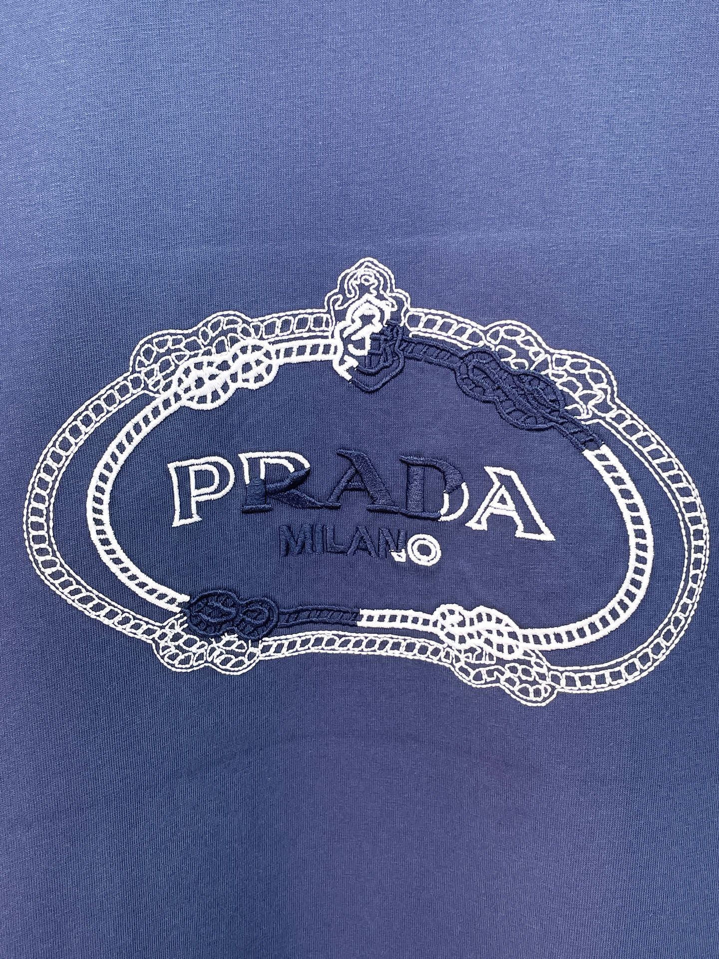 Prada 2026 Spring/Summer Premium Logo T-Shirt Heavyweight Luxury Fit - Image 3