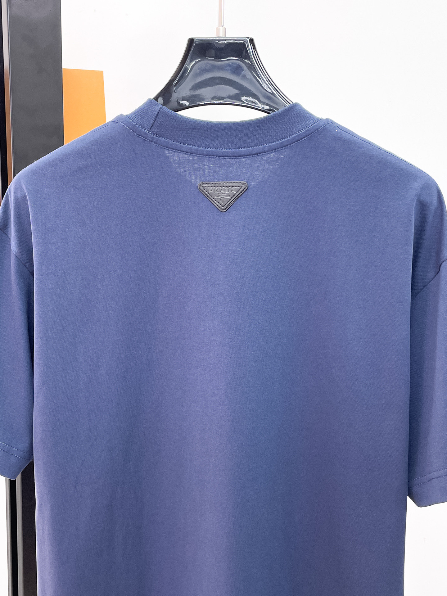 Prada 2026 Spring/Summer Premium Logo T-Shirt Heavyweight Luxury Fit - Image 7