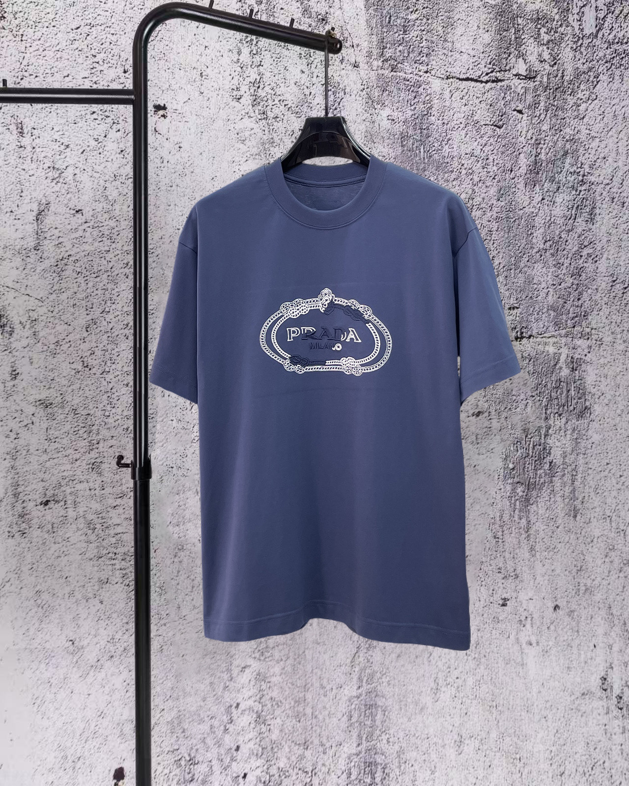 Prada 2026 Spring/Summer Premium Logo T-Shirt Heavyweight Luxury Fit