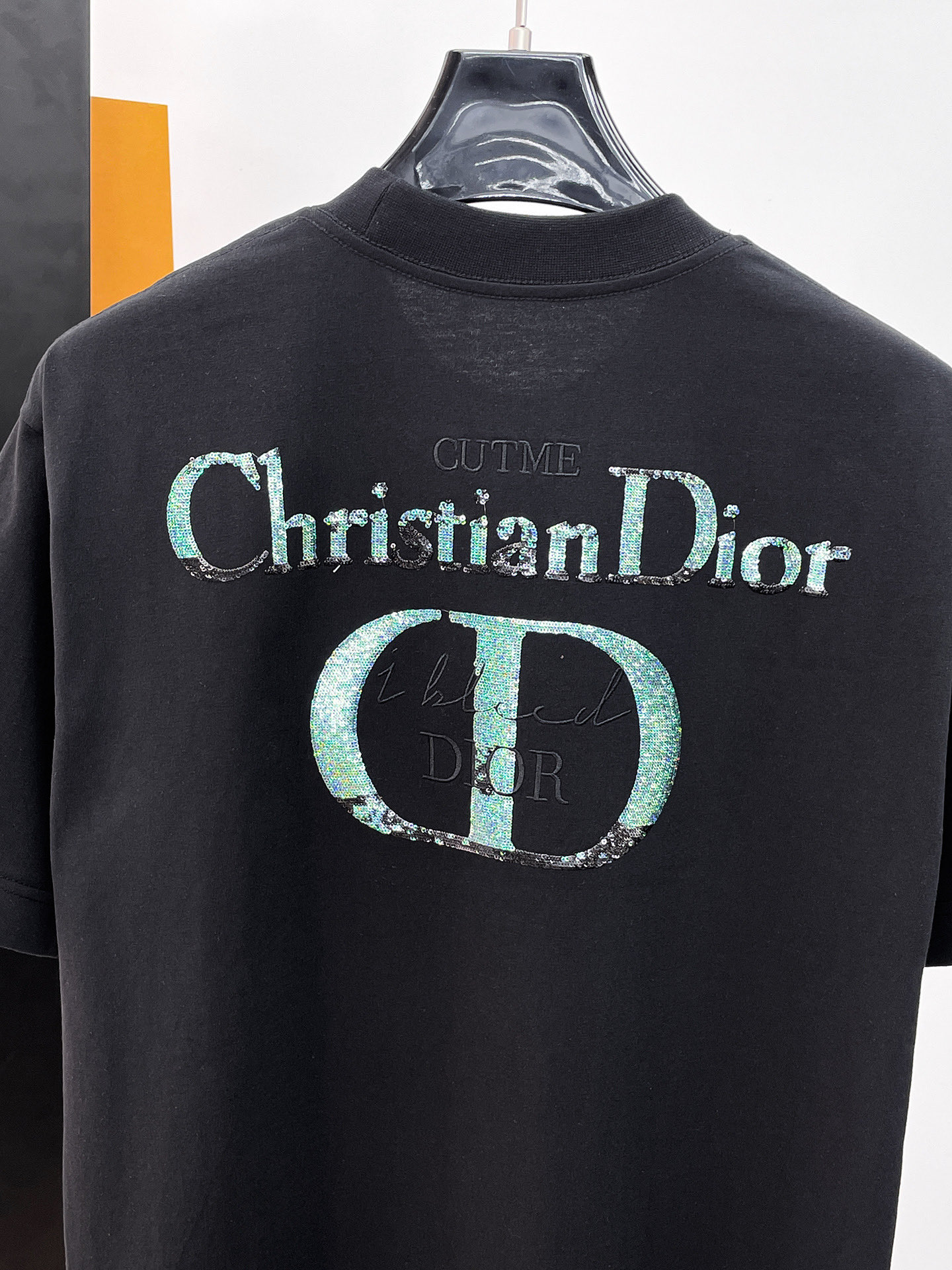 Dior 2026 Spring/Summer Premium Logo T-Shirt Heavyweight Luxury Fit - Image 3