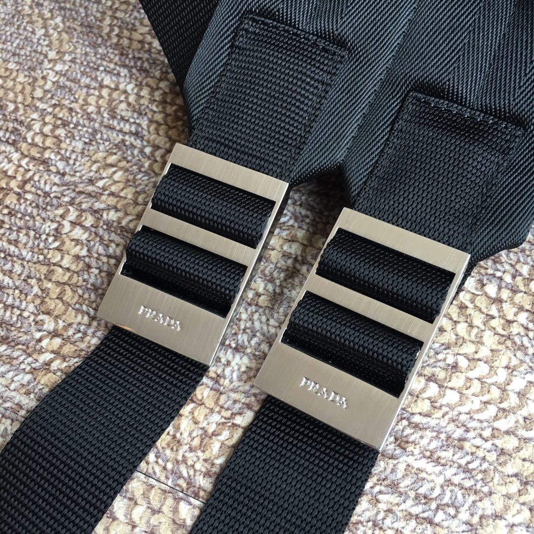 Backpack Model 2VZ021 Nylon Leather Trim Edition - Image 3