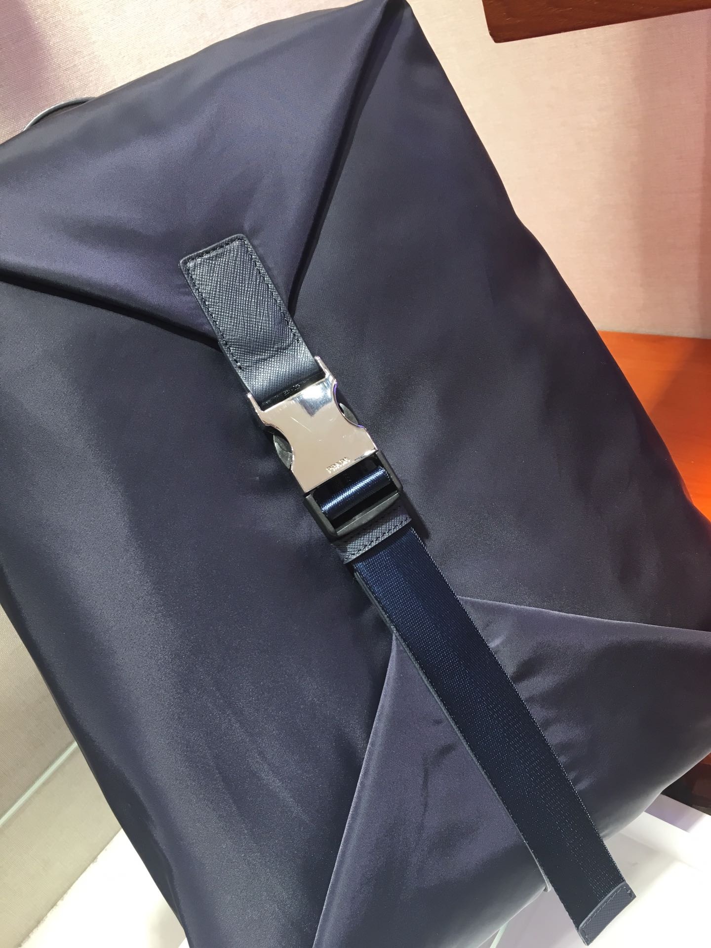 Multifunctional Backpack Model 2VZ028 Nylon Saffiano Trim Edition - Image 2