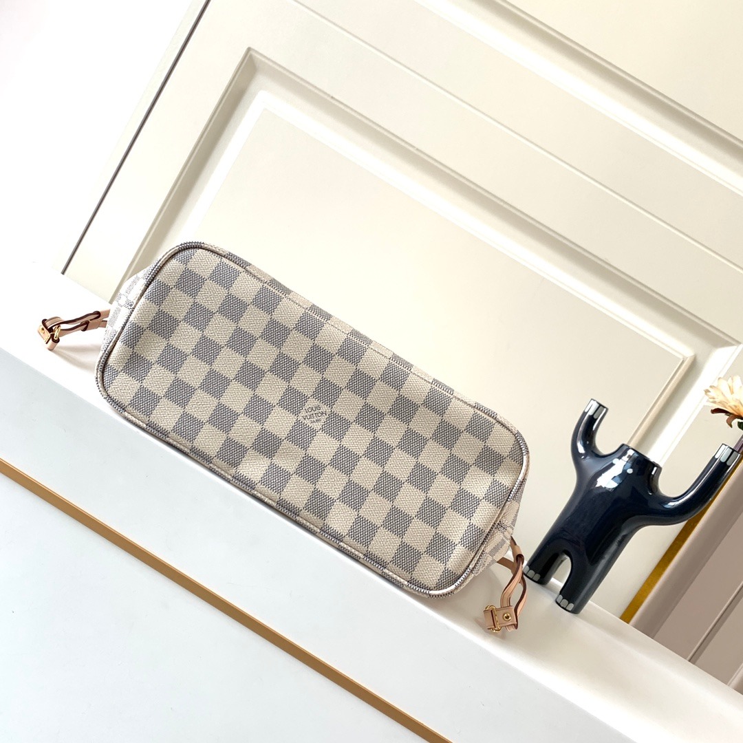 Louis Vuitton Small Neverfull Handbag Classic Tote Style Compact Edition - Image 4