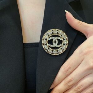 Chanel Classic Brooch Elegant CC Pin Timeless Luxury Accessory