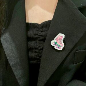Chanel Ice Skates Double C Brooch Winter Luxury CC Pin