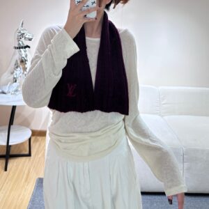 Luxury Slim Wool Neck Scarf Soft Warm Winter Wrap 135x20cm Premium Design