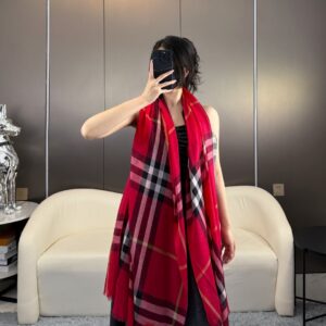 Classic Embroidered Logo Scarf Elegant Soft Shawl Timeless Luxury Wrap