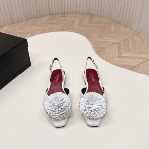 Chanel 2026 Summer Camellia Petal Sandals Full Leather Sweet Elegant Luxury Style