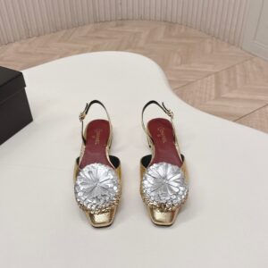 Chanel 2026 Summer Camellia Petal Leather Sandals Elegant Designer Inspired Comfort