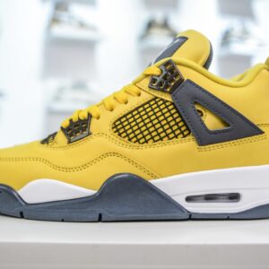 Air Jordan 4 “Tour Yellow” Black Yellow OG Authentic Edition