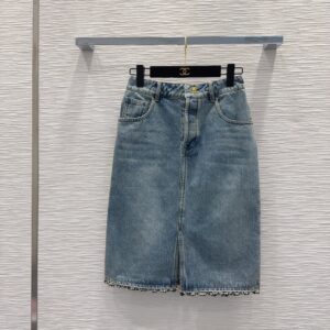 2026SS New Denim Jacket and Skirt Set High Quality Unique Color Streetwear Fit