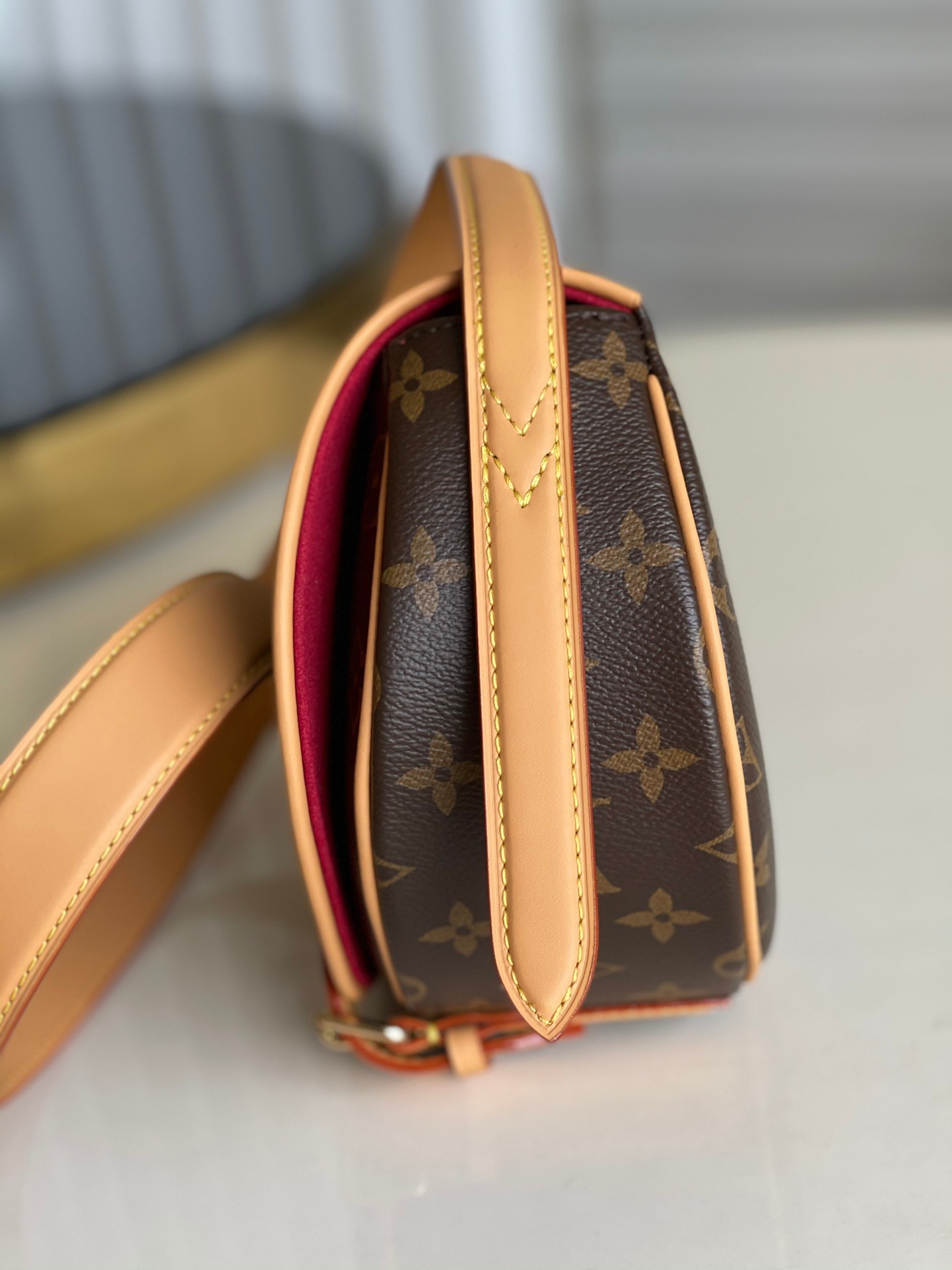 Louis Vuitton M44860 Sac Tambourin Monogram Canvas Crossbody Compact Edition - Image 4