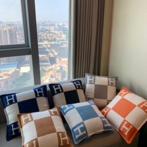Hermès Cashmere Pillows and Cushions Luxury Soft Home Decor