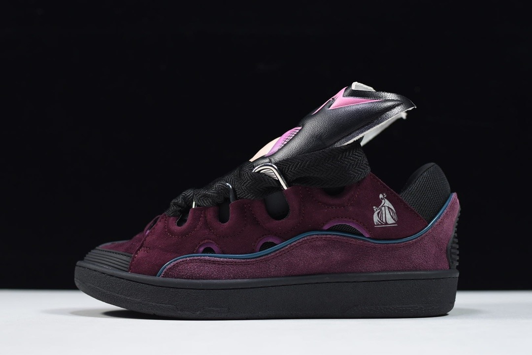 LANVIN Curb Batman Edition Platform Sneakers Premium Streetwear Skate Shoes - Image 2