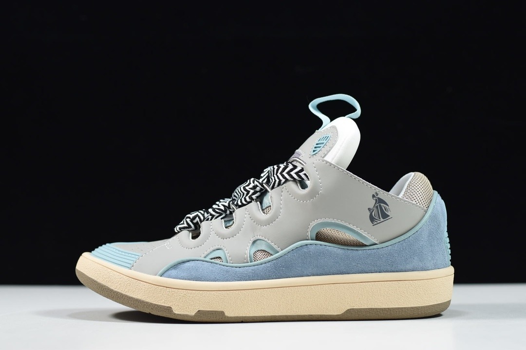 LANVIN Curb Batman Edition Platform Sneakers Premium Streetwear Skate Shoes - Image 4
