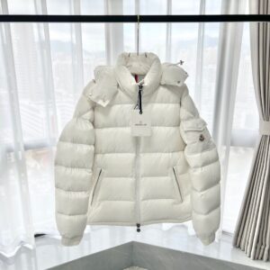 MAYA Moncler Inspired White Down Jacket Eason Chan Style Premium Edition